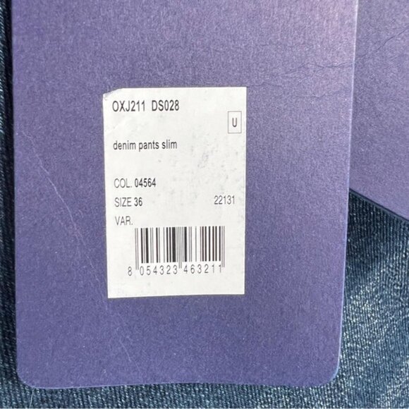 NWT CAVALLI CLASS SLIM STRAIGHT Distressed Jeans OXJ211 DS028 Size 36X30‎ - Picture 13 of 13
